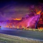 Bushfires threaten lives, homes in Western Australia.(photo: Facebook/Department of Fire and Emergency Services)