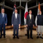 Quad nation leaders – Indian Prime Minister Narendra Modi and his Australian and Japanese counterparts Anthony Albanese and Fumio Kishida and US President Joe Biden(https://twitter.com/AlboMP)